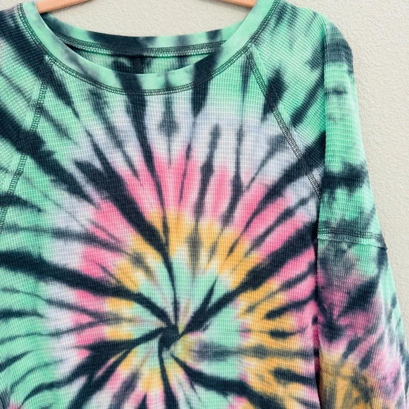 Aeropostale Long Sleeve Tie‎ Dye Thermal Size Small - Picture 8 of 9